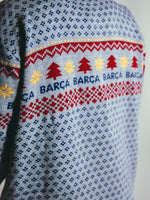 Sweat de Noël gris FC Barcelona