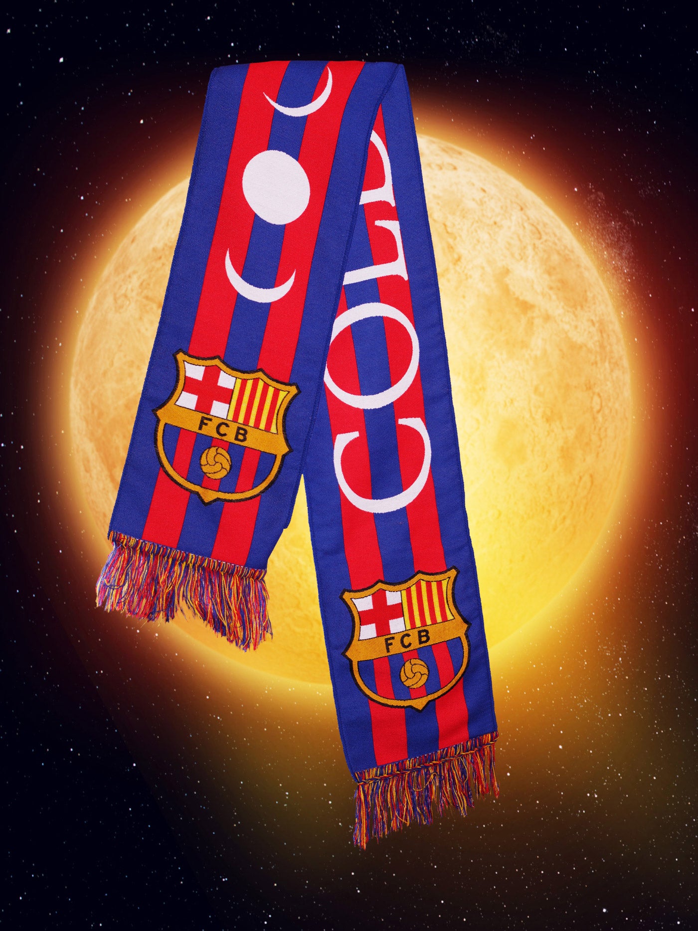 Écharpe édition limitée Barça x Coldplay