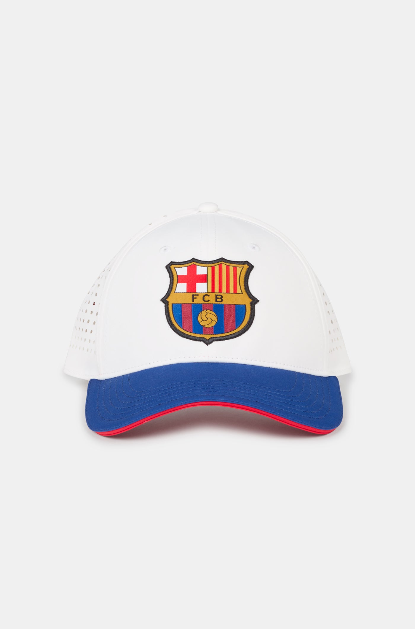 Weiße Mütze des FC Barcelona - Junior
