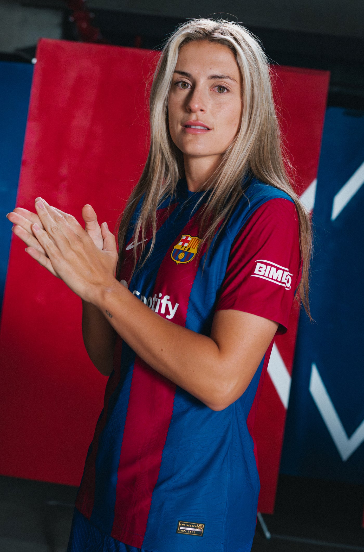Liga F Camiseta FC Barcelona Primera Equipación 23/24 Edición jugador - Mujer - ALEXIA