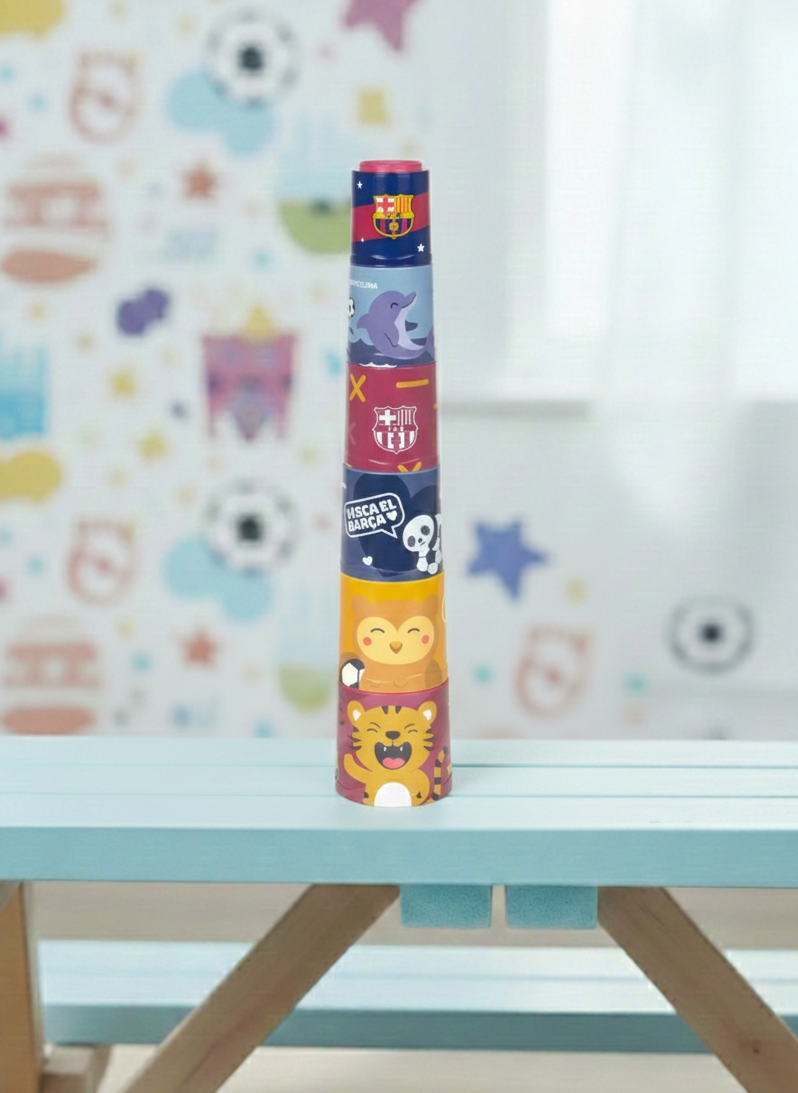 Cubes Set Stacking Barça