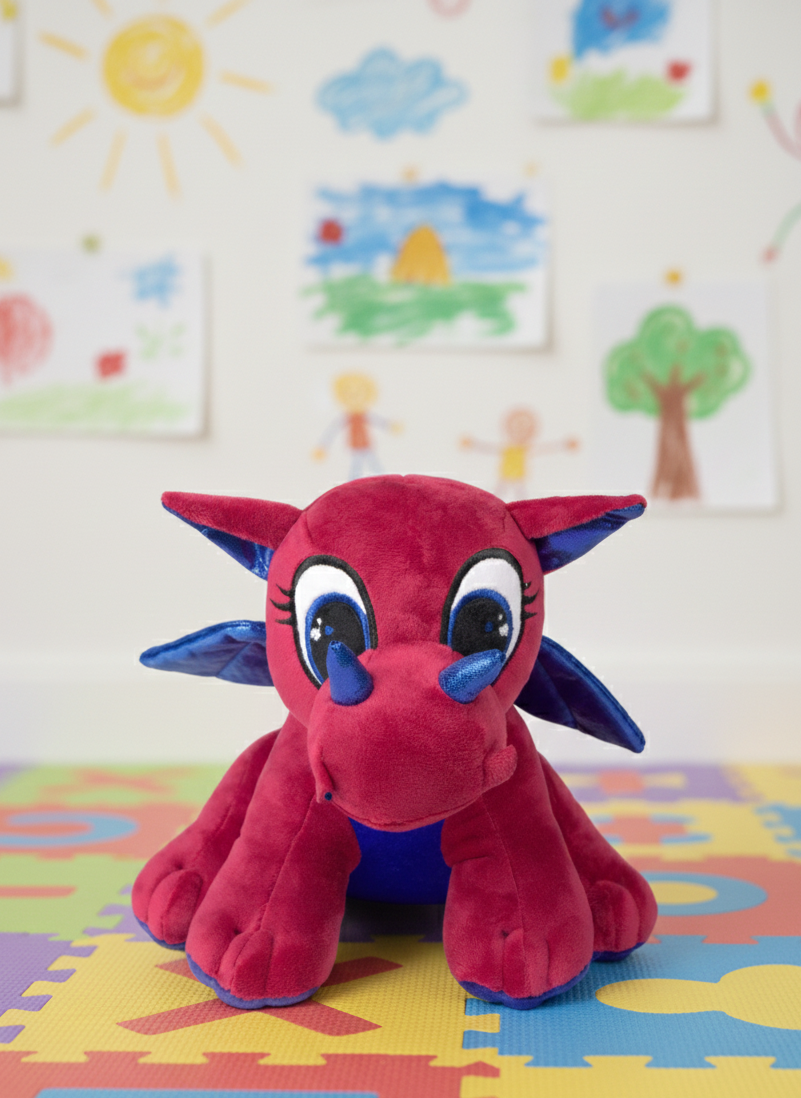 Dragon Plush Toy FC Barcelona