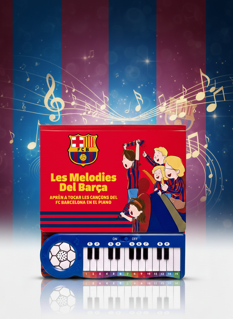 FC Barcelona Piano Book "Les Melodies Del Barça"