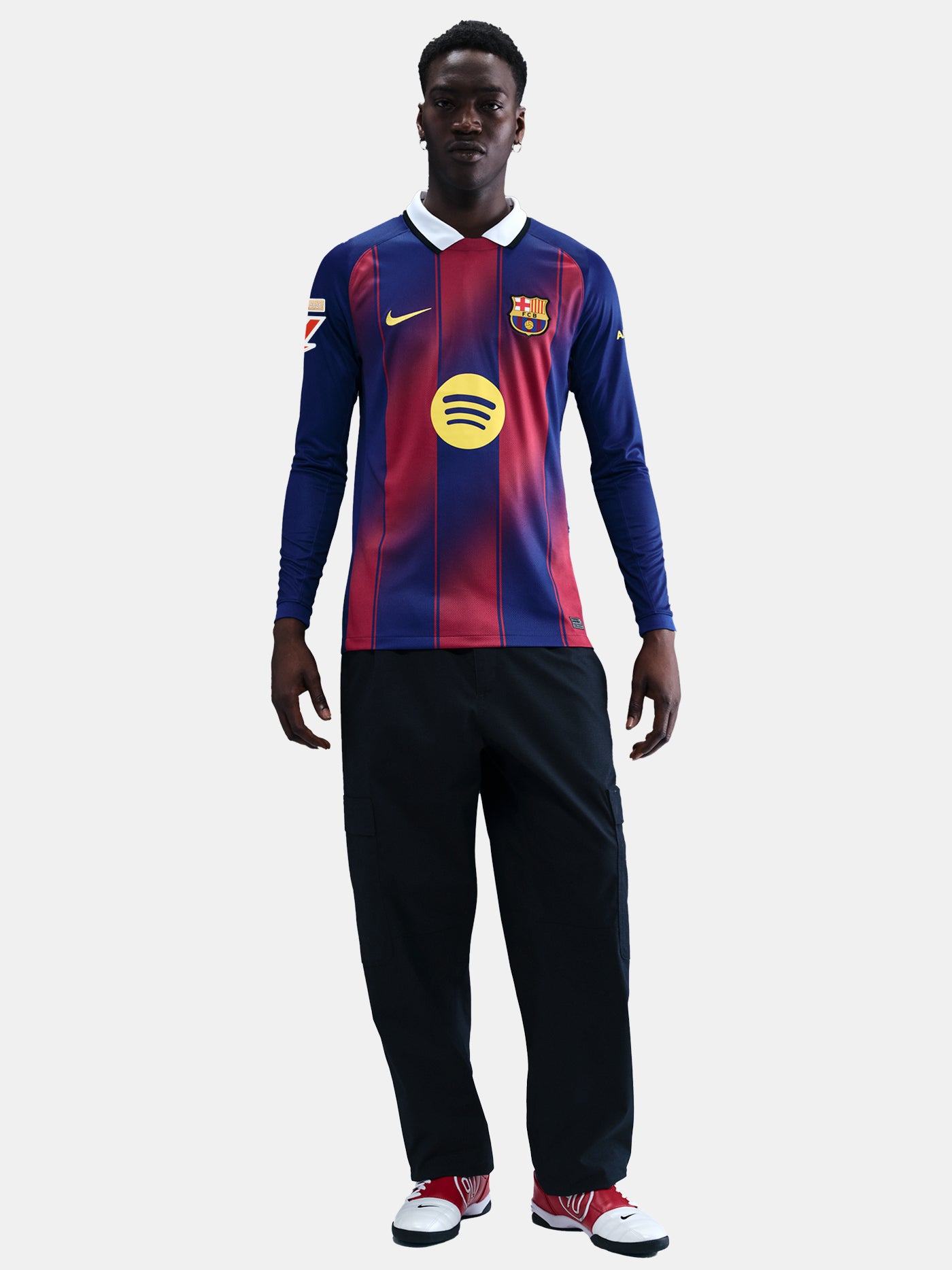 La Liga Camiseta hombre primera equipación 25/26 FC Barcelona Manga larga