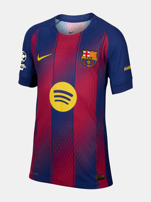 UCL Junior home maillot 25/26 FC Barcelona - Édition Joueur