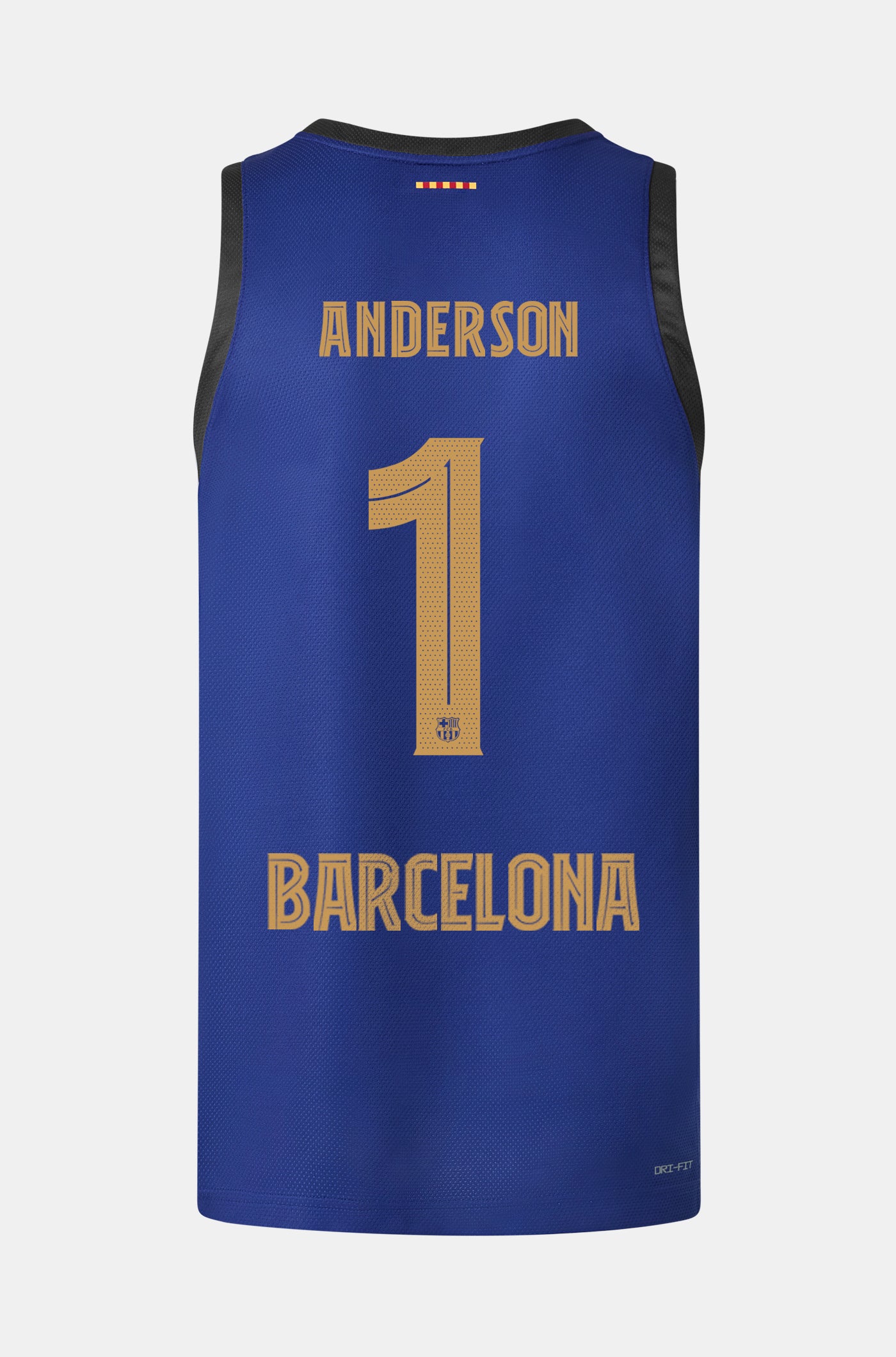 JUSTIN ANDERSON | Euroleague FC Barcelona home basketball shirt 24/25