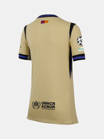 Beige sports jersey with various logos on a white background
