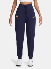 Pantalón tech fleece Barça Nike Azul marino - Mujer