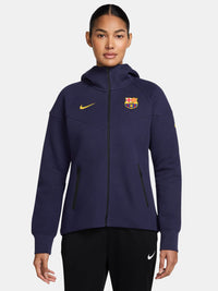 Chaqueta tech fleece Barça Nike Azul marino - Mujer  
