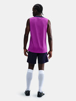 Purple FC Barcelona tank with yellow Nike logo, club crest, and Spotify sponsor on the front.