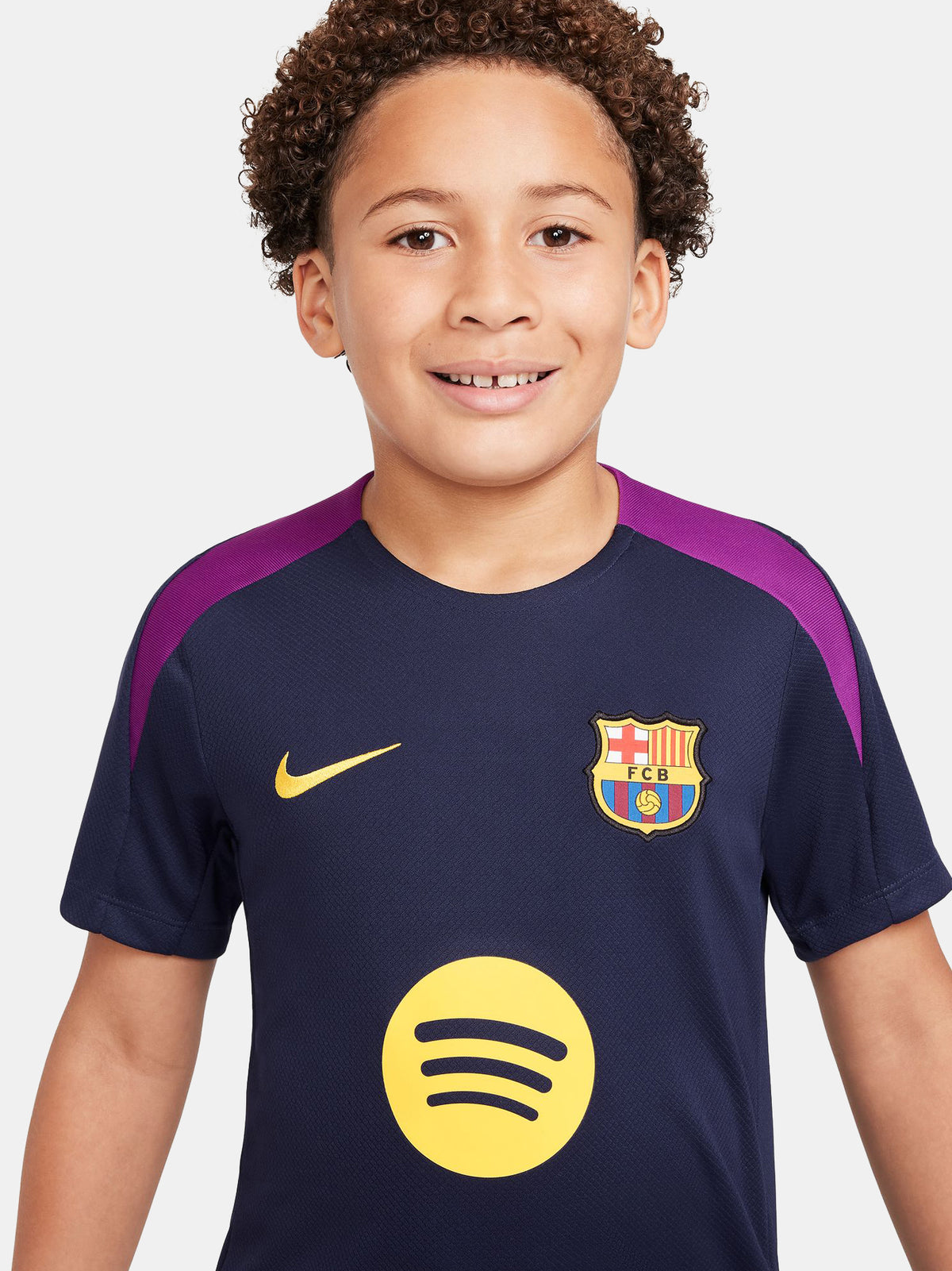 Camiseta de entrenamiento de entrenador FC Barcelona 25/26 - Júnior