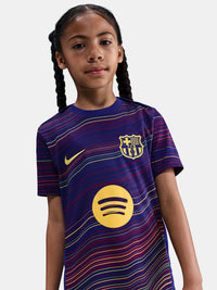 Camiseta Pre-Partido FC Barcelona 25/26 - Junior