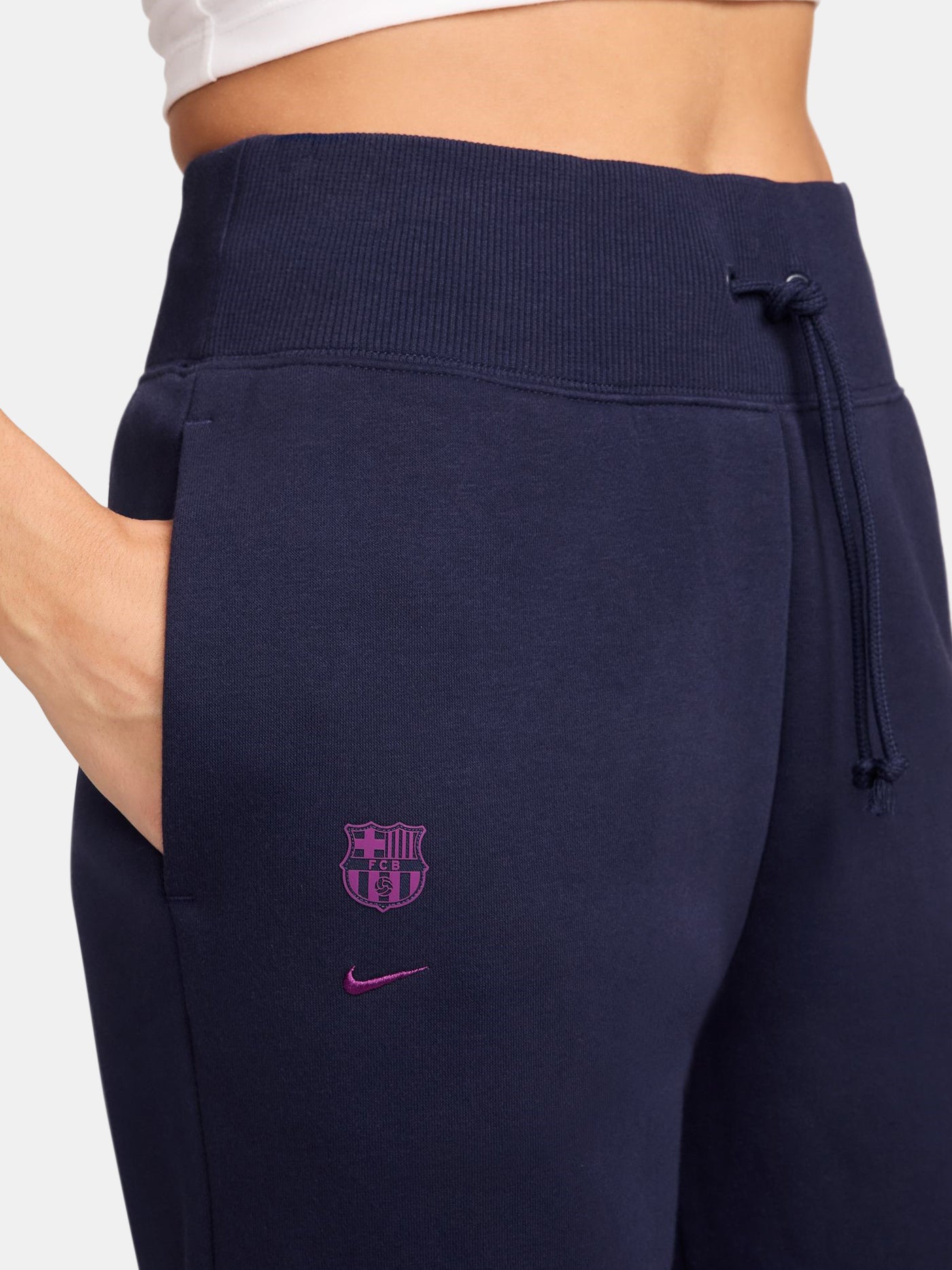 Pantalon bleu marine Barça Nike - Femme  
