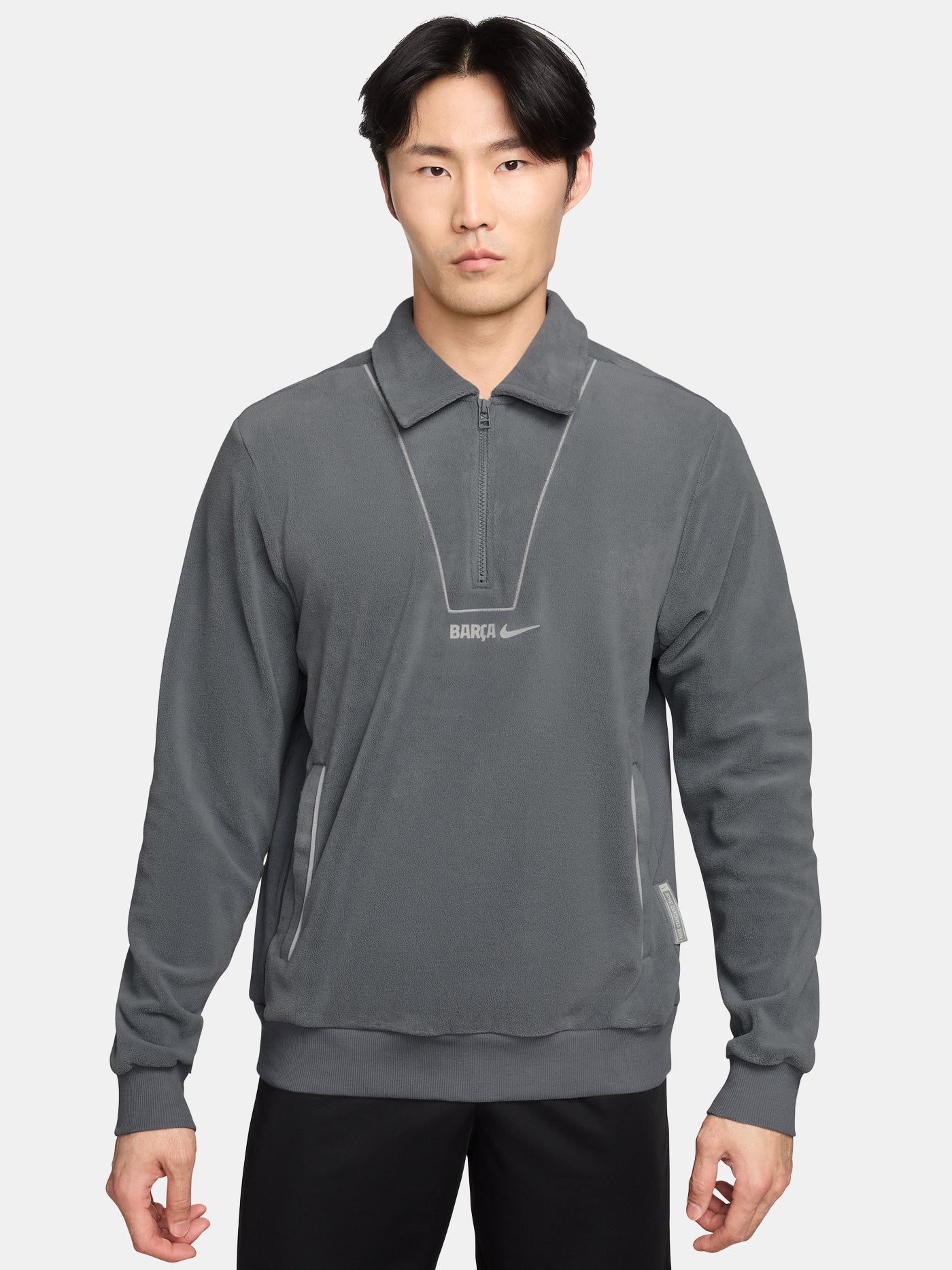 Hoodie half zip Barça Nike
