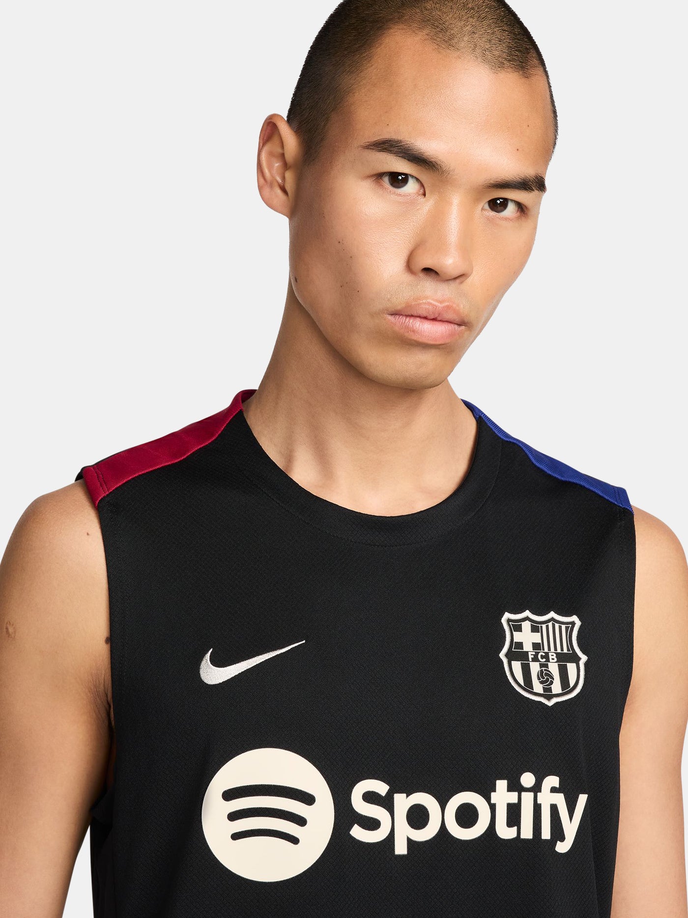 Fc barcelona sleeveless training top on sale