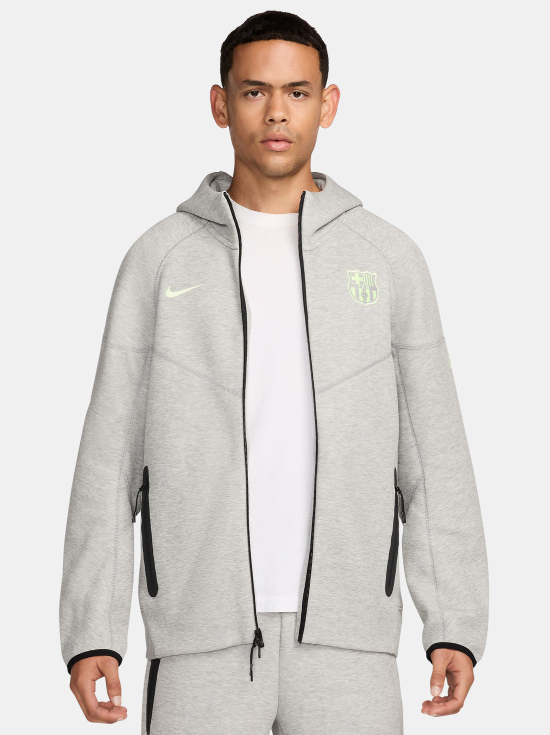 FC Barcelona Grey Panot Hoodie - Barça Official FC Barcelona Grey Panot Hoodie - Barça Official