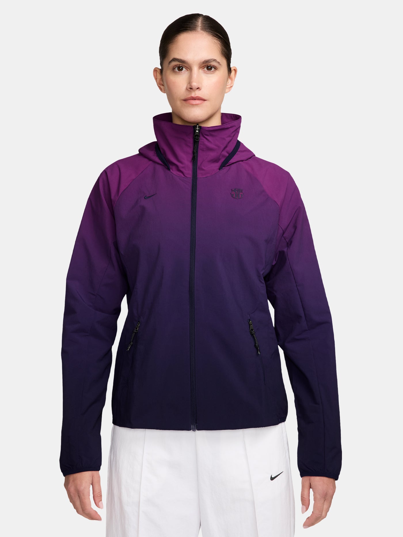 Veste windrunner dégradée Barça Nike - Femme  