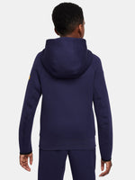 Chaqueta tech fleece Barça Nike Azul marino - Niño/a