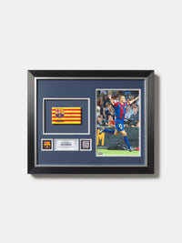 Luis Enrique Brazalete Oficial de Capitán FCB Firmado y Enmarcado