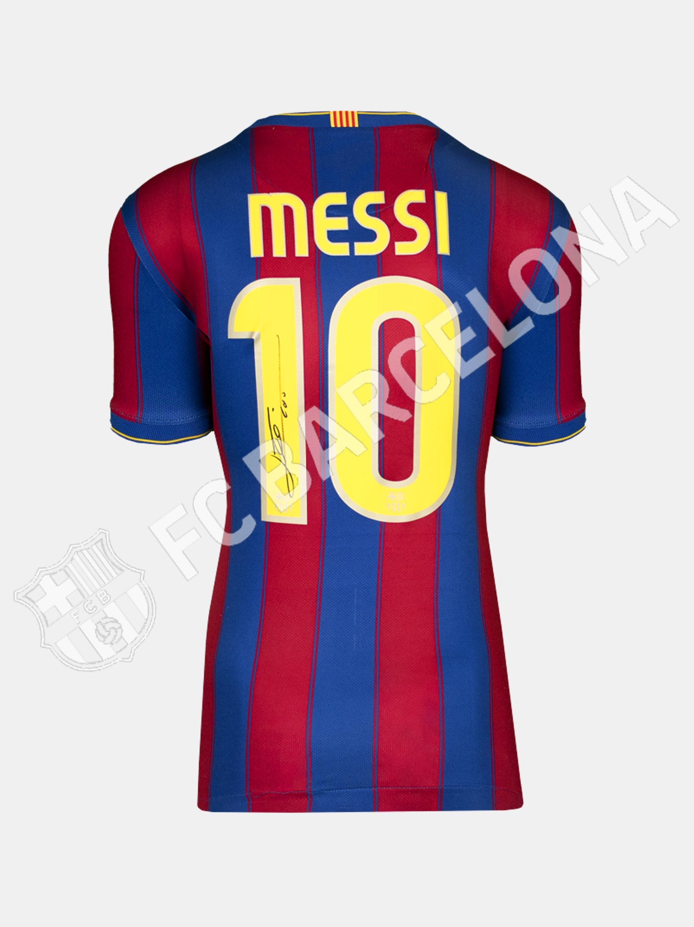 MESSI | Maillot Domicile Officiel FC Barcelone 2020-2021 Signé par Lionel Messi