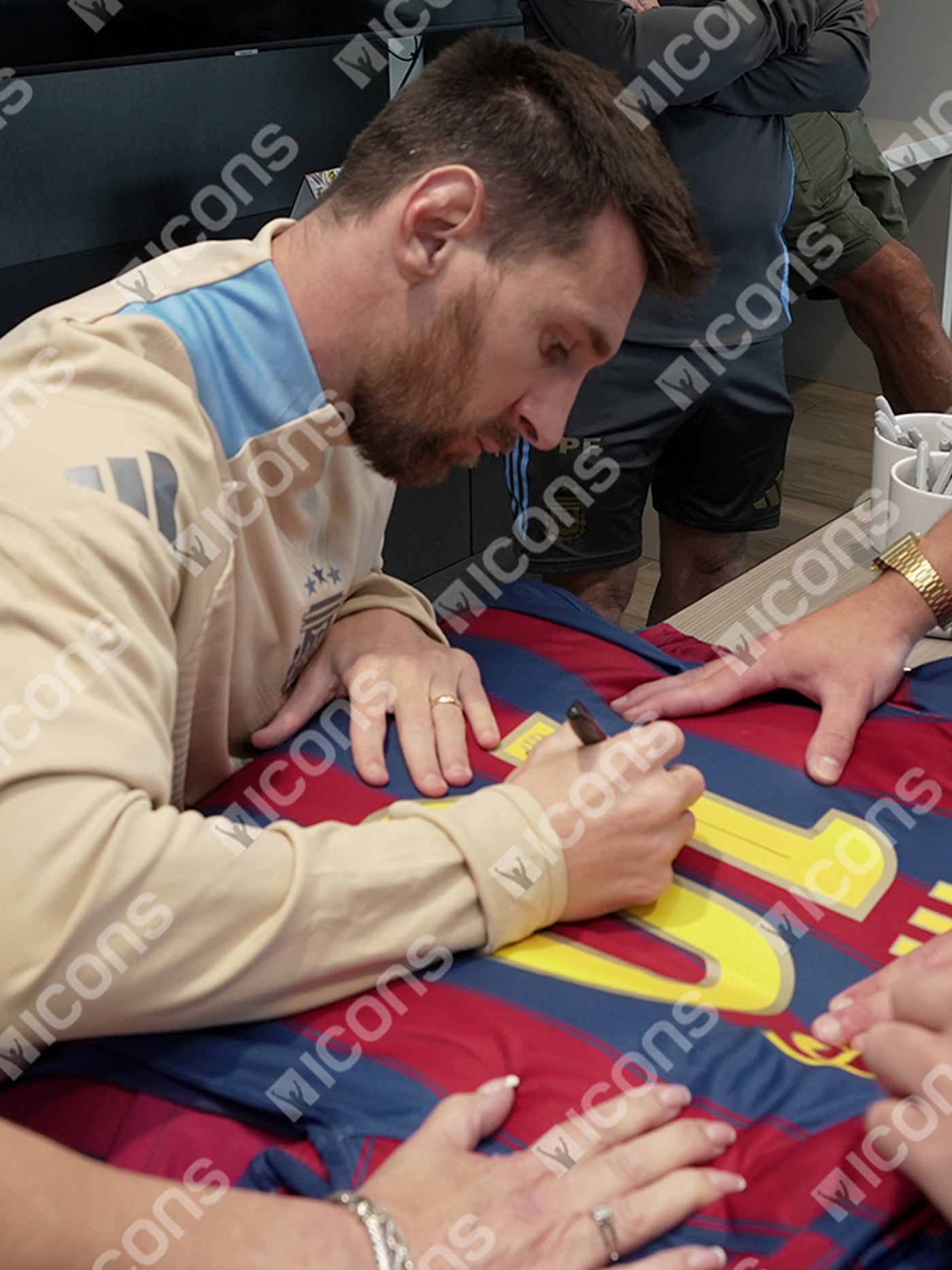 MESSI | Maillot Domicile Officiel FC Barcelone 2020-2021 Signé par Lionel Messi