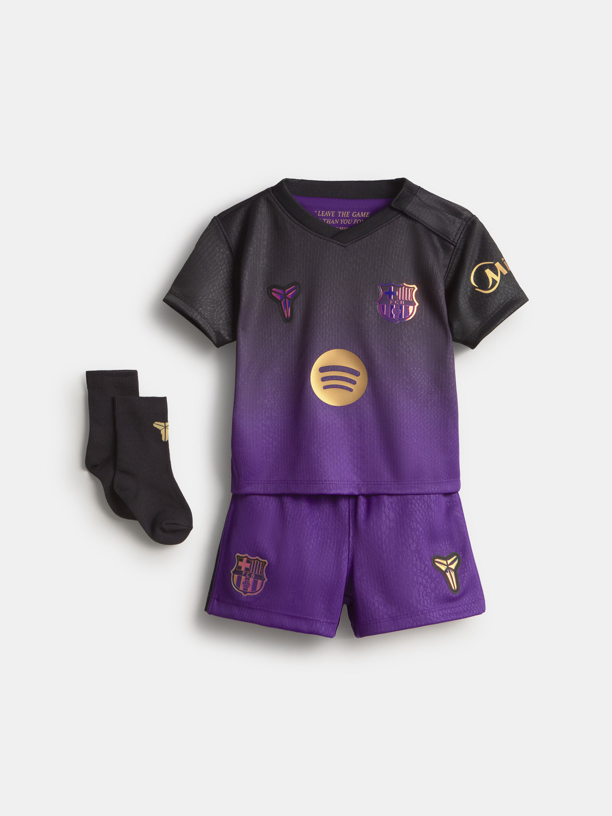 Conjunt del segon equipament per a nadó FC Barcelona x Kobe Bryant 26/27