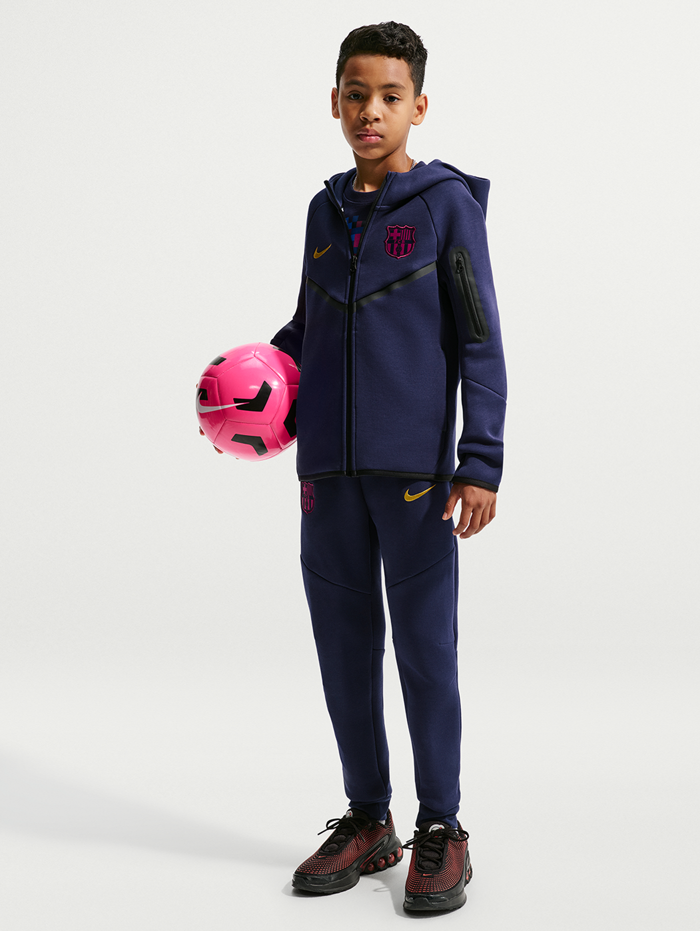 Sweat à capuche Tech Fleece junior Barça Nike