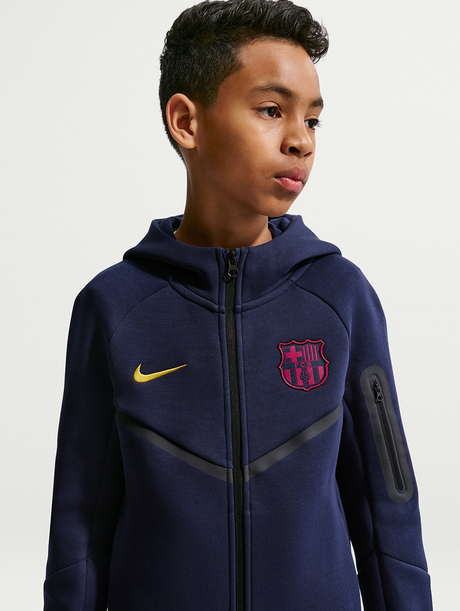 Sudadera con capucha Tech Fleece junior Barça Nike