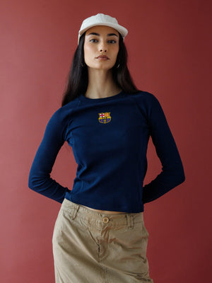 Camiseta mujer Navy Core Barça