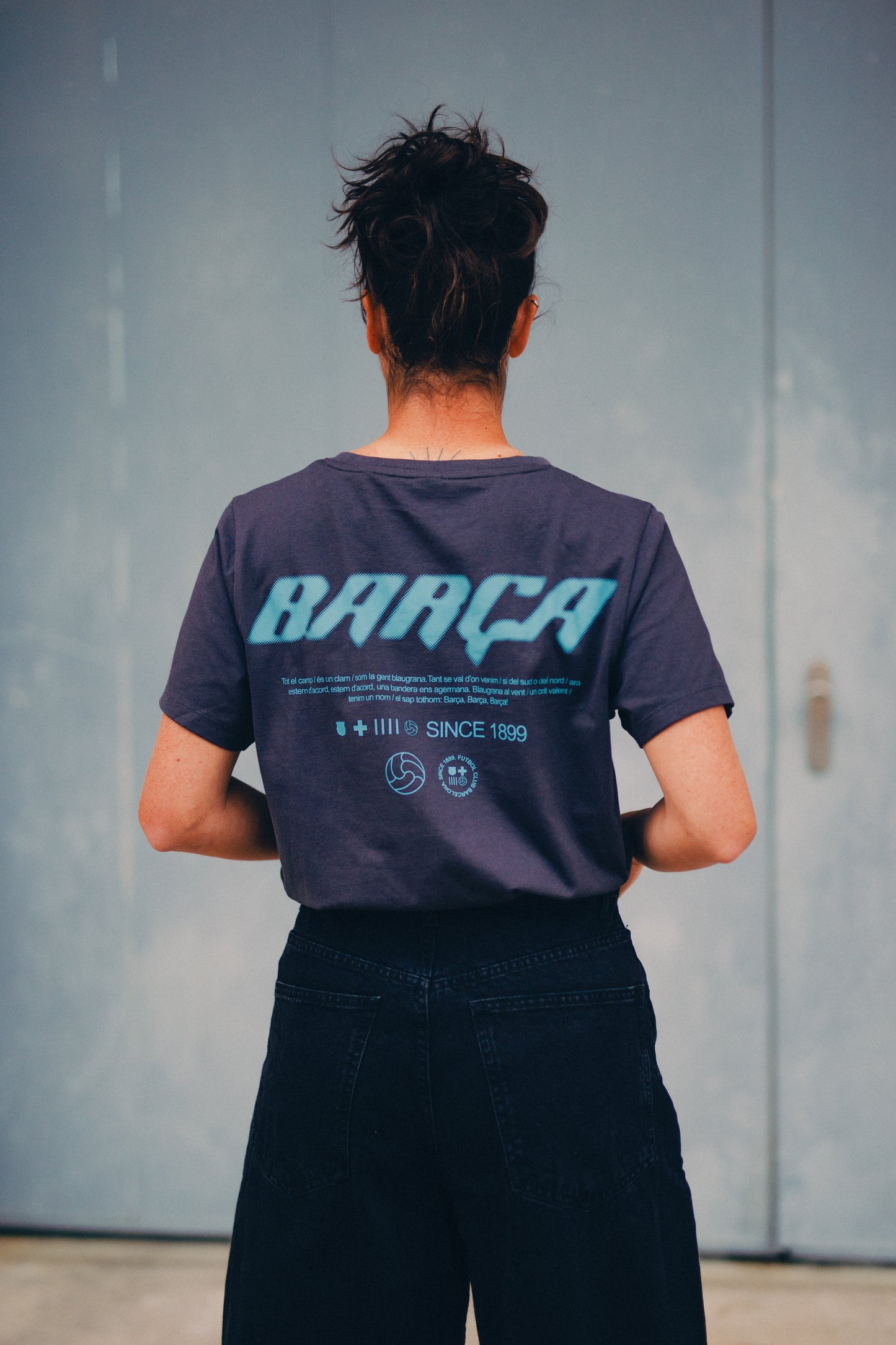 Grey Barça tee