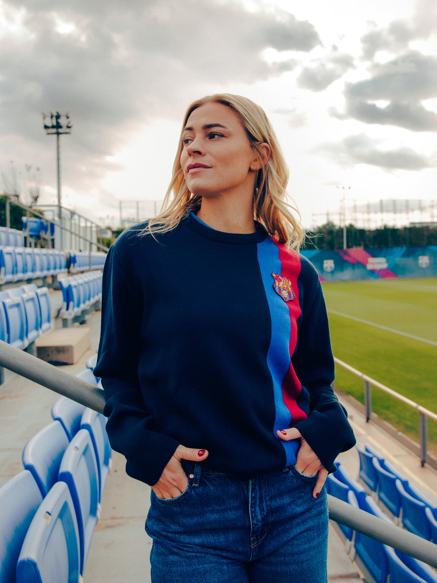 Retro sweatshirt FC Barcelona