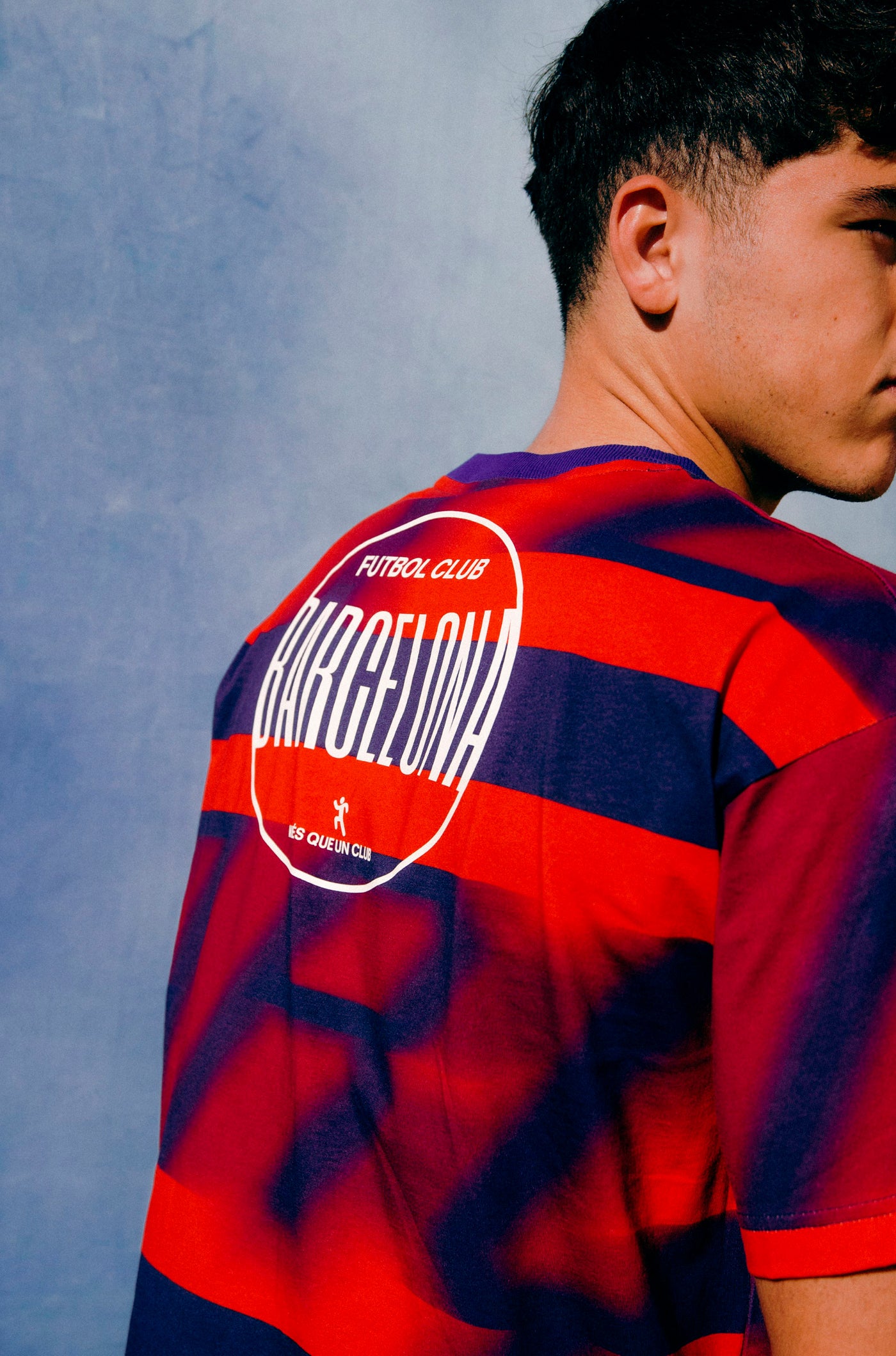 T-shirt à manches courtes avec imprimé Barça