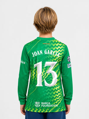 JOAN GARCIA | UCL Camiseta de portero junior primera equipación 26/27 FC Barcelona