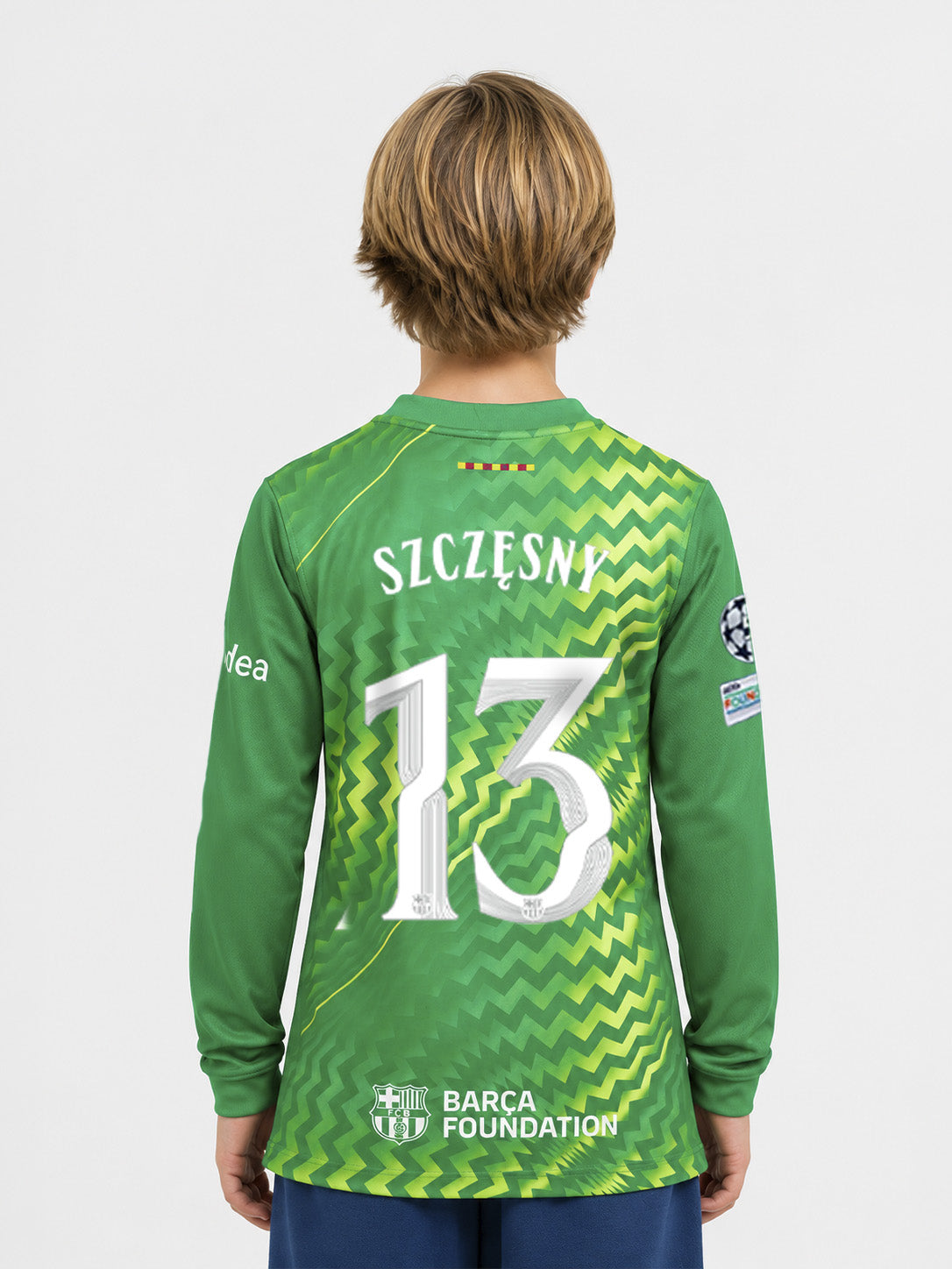SZCZĘSNY | UCL Torwart-Heimtrikot Junior 26/27 FC Barcelona