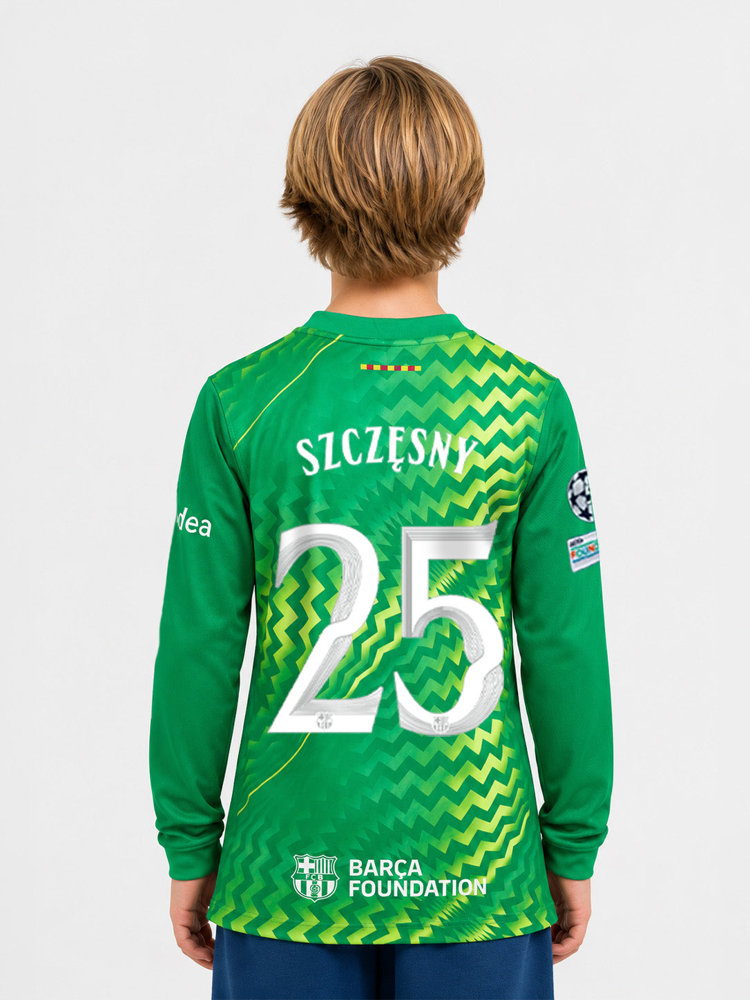 SZCZĘSNY | UCL Camiseta de portero junior primera equipación 26/27 FC Barcelona