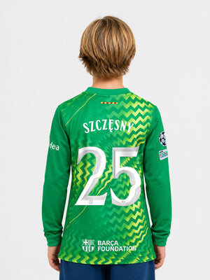SZCZĘSNY | UCL Camiseta de portero junior primera equipación 26/27 FC Barcelona