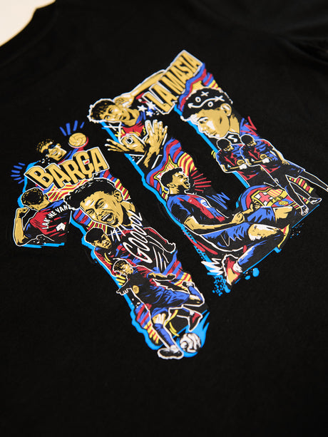 T-Shirt Junior Lamine Yamal Core Black Barça