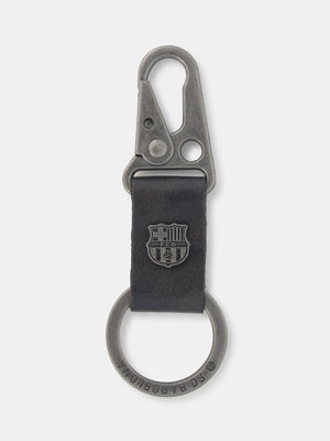 Porte-clés en Cuir Noir
