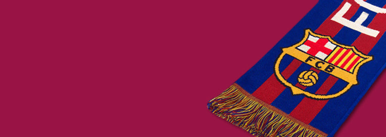 Sciarpa Ufficiale FC Barcelona Con Licenza – Modello Telaio N. 48, 140x20 Cm, Con Stemma E Colori Ufficiali, Regalo Perfetto Per Tifosi