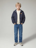 Chaqueta Ligera de Niño/a Azul Marino Core Barça