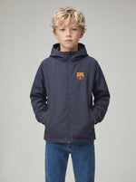 Chaqueta Ligera de Niño/a Azul Marino Core Barça