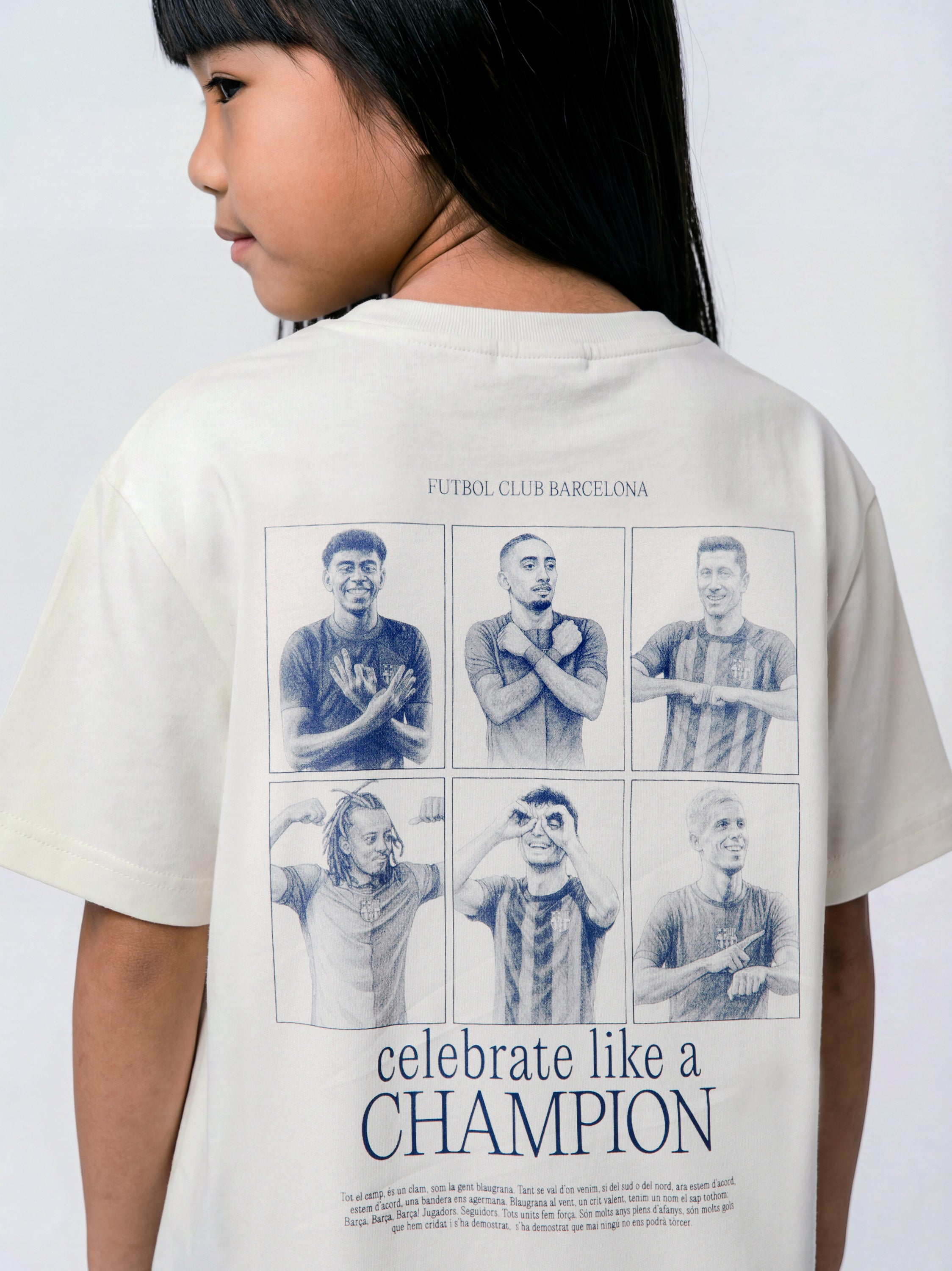エクリュ 選手 バルサ ジュニア Tシャツ | FCバルセロナ – Barça