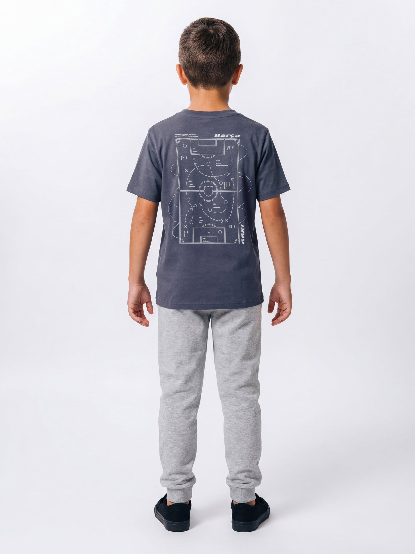 T-shirt Bleu Tactic Barça