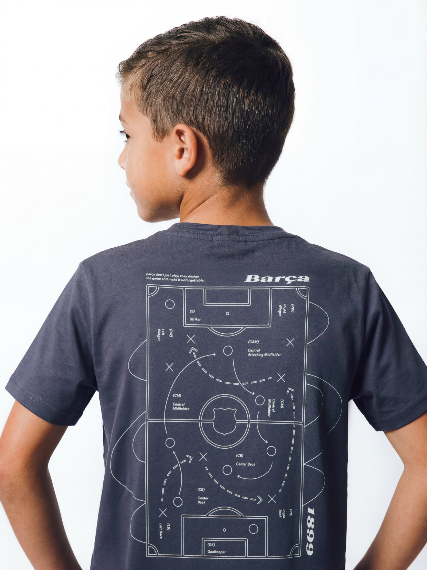 T-shirt Bleu Tactic Barça