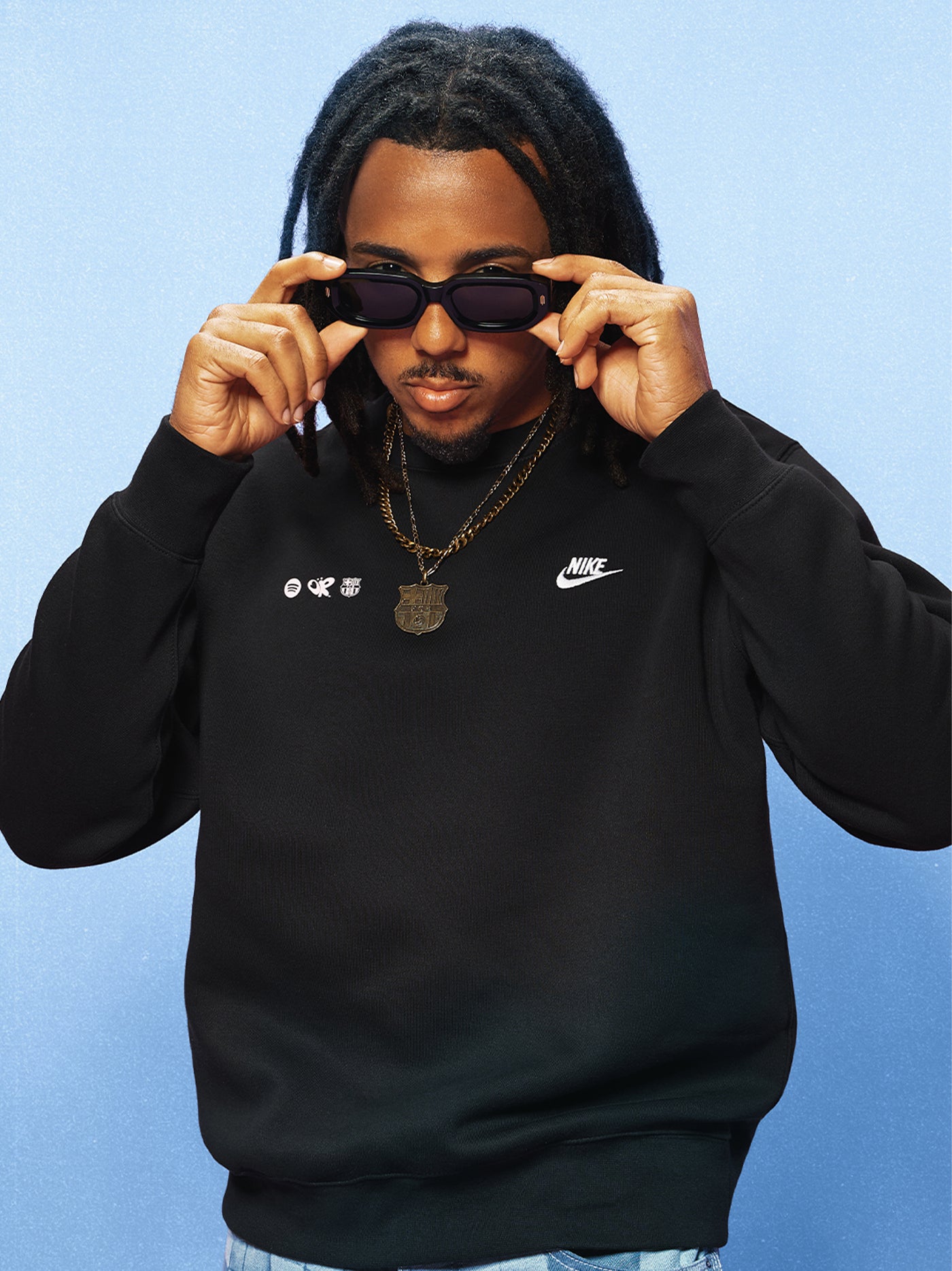 Sudadera Cuello Redondo Nike FC Barcelona x Olivia Rodrigo x Spotify