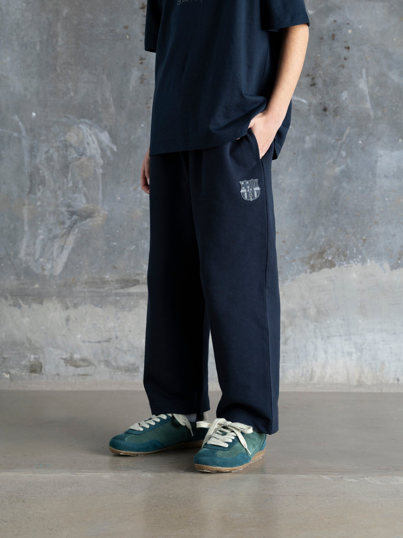 Pantalón Niños/as azul marino Barça Organic Goals 