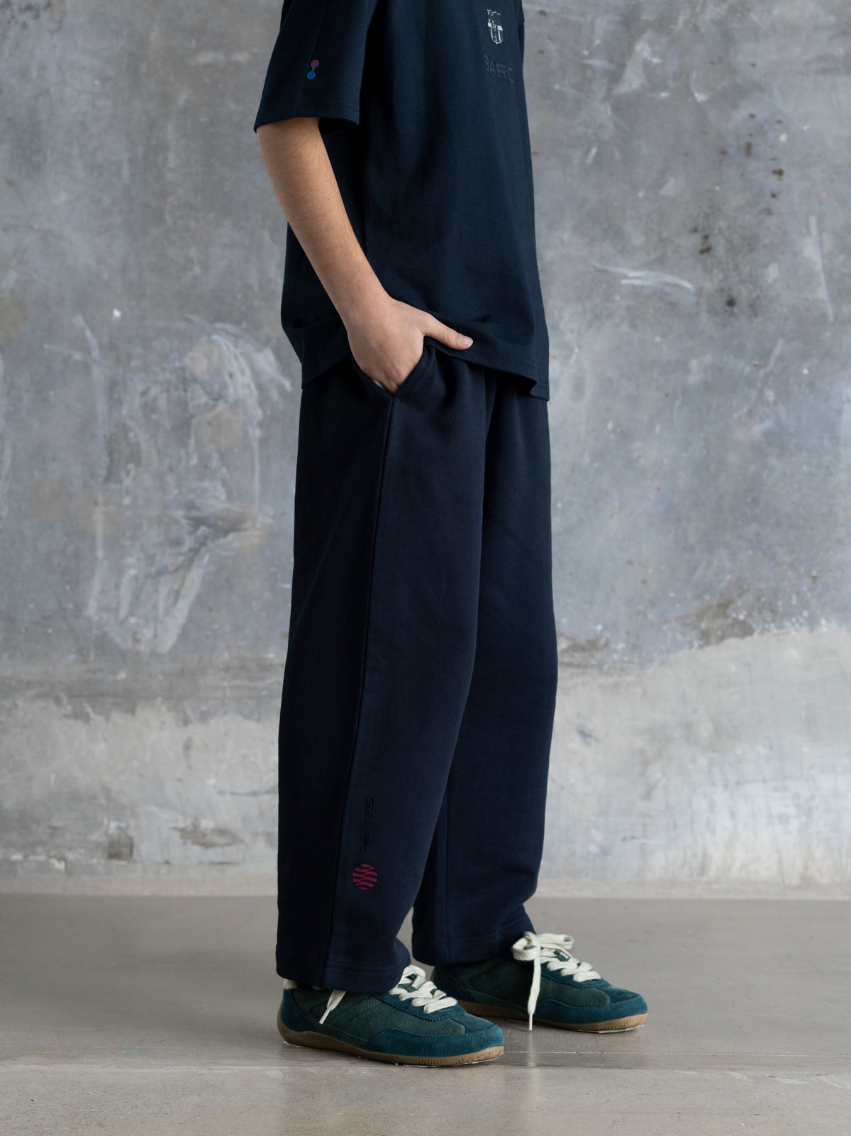 Pantalon Junior bleu marine Barça Organic Goals 