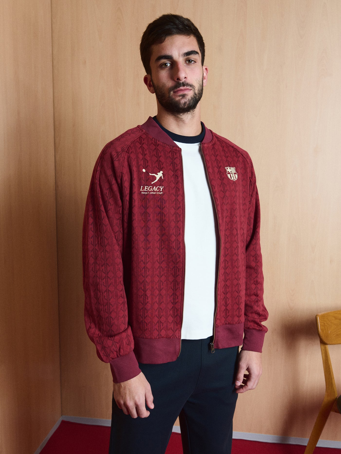 Veste légère Rouge Cruyff Barça