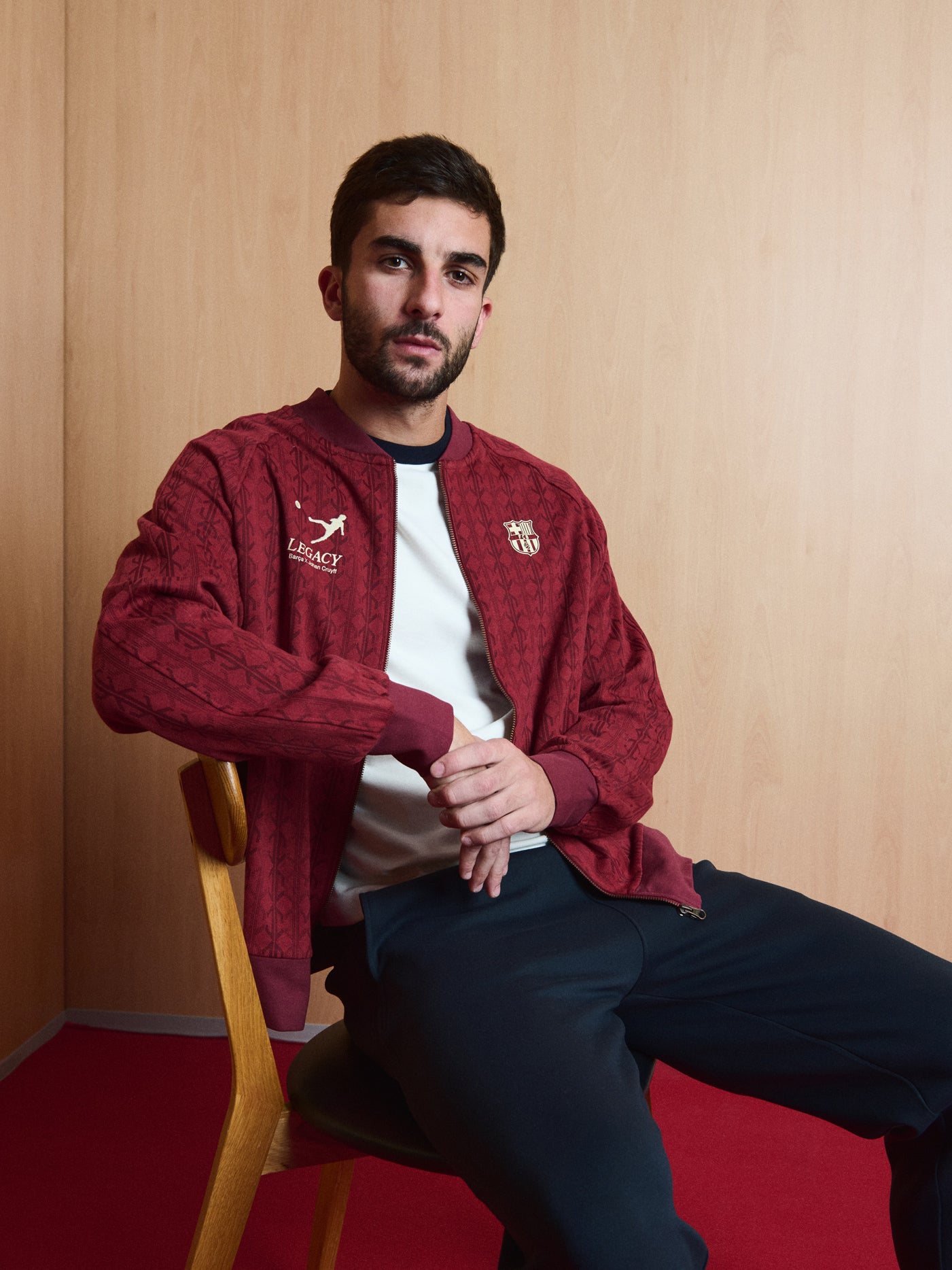 Chaqueta ligera Roja Cruyff Barça