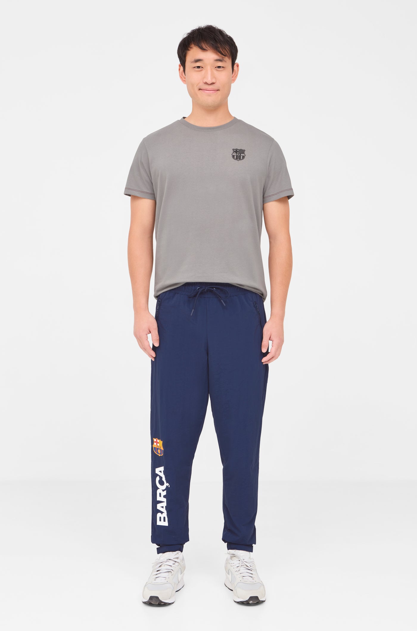 Pantalons esportius vintage del Barça.